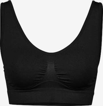 SNOCKS Bustier Shaping BH in Schwarz: Vorderseite