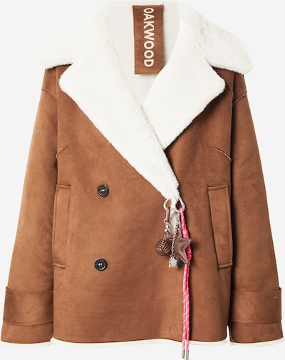 OAKWOOD Zimná bunda, veľkosť XS - hnedá / biela, Produkt
