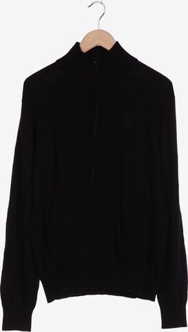 Schott NYC Sweater & Cardigan in XXL in Black: front