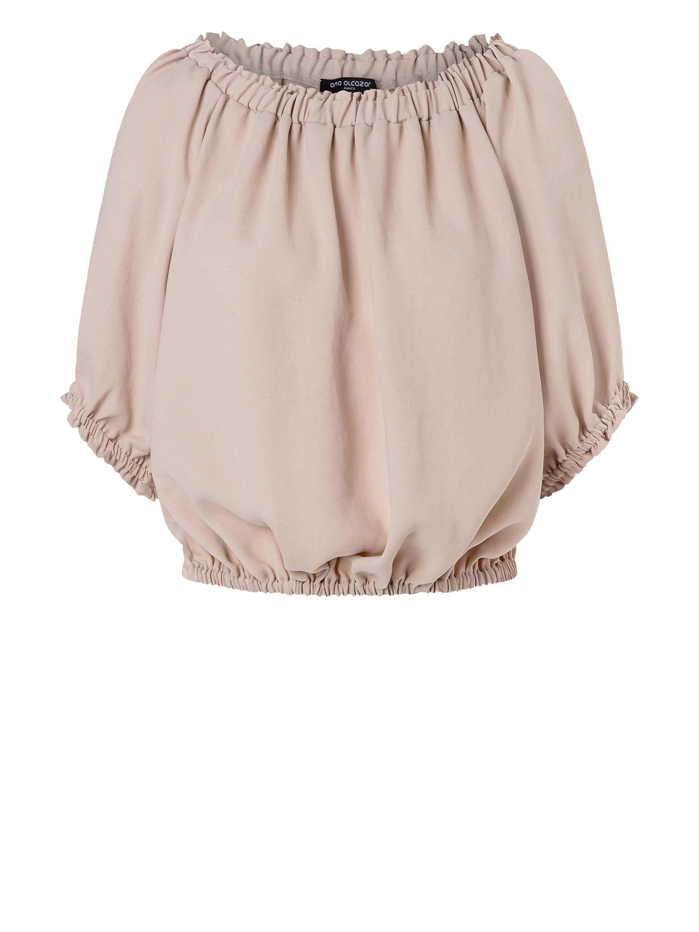 Ana Alcazar Top 'Zapisa' in Beige: front