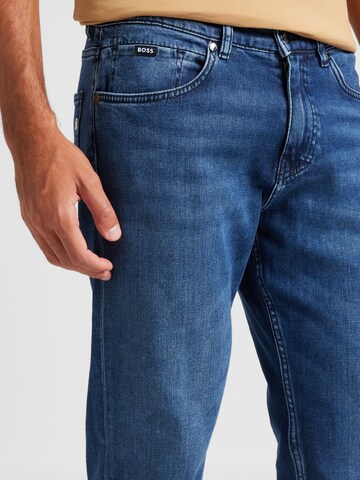 BOSS Regular Jeans 'Maine' in Blue