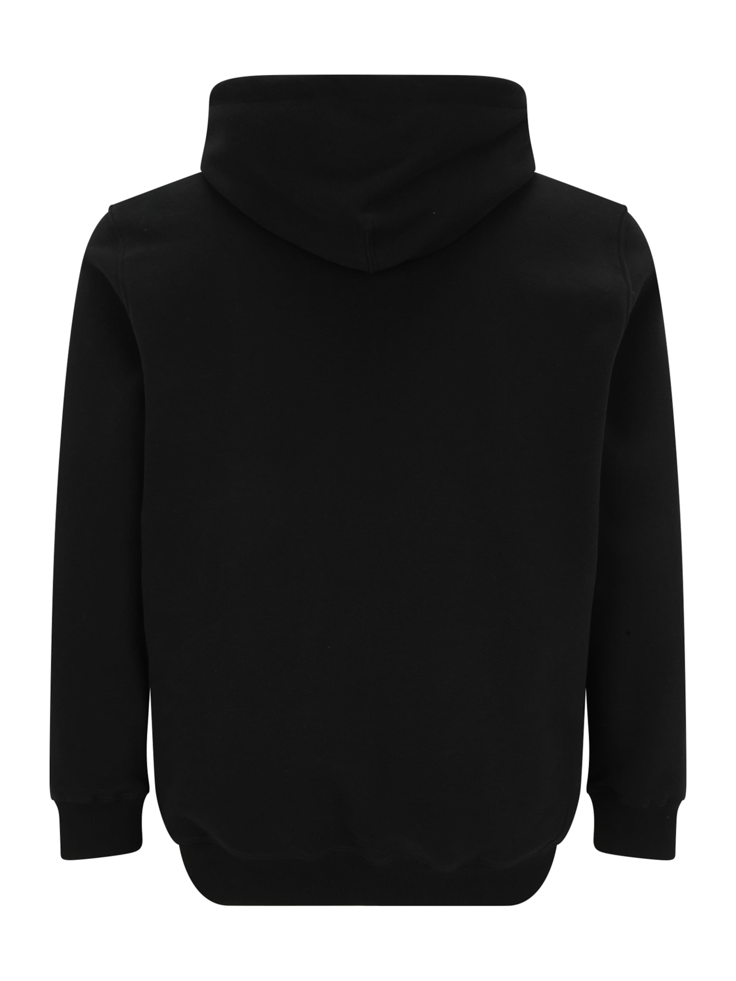 Jack & Jones Plus Mikina 'JORBLEECKER' - Čierna