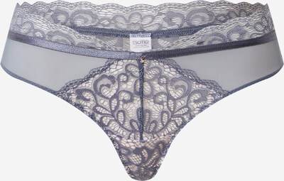 ESOTIQ String 'Itala' en gris foncé, Vue avec produit