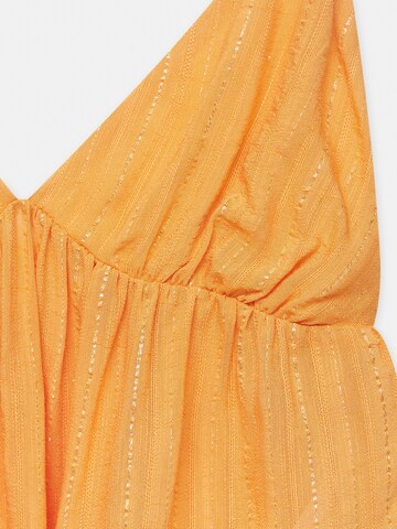 Pull&Bear Top | oranžna barva