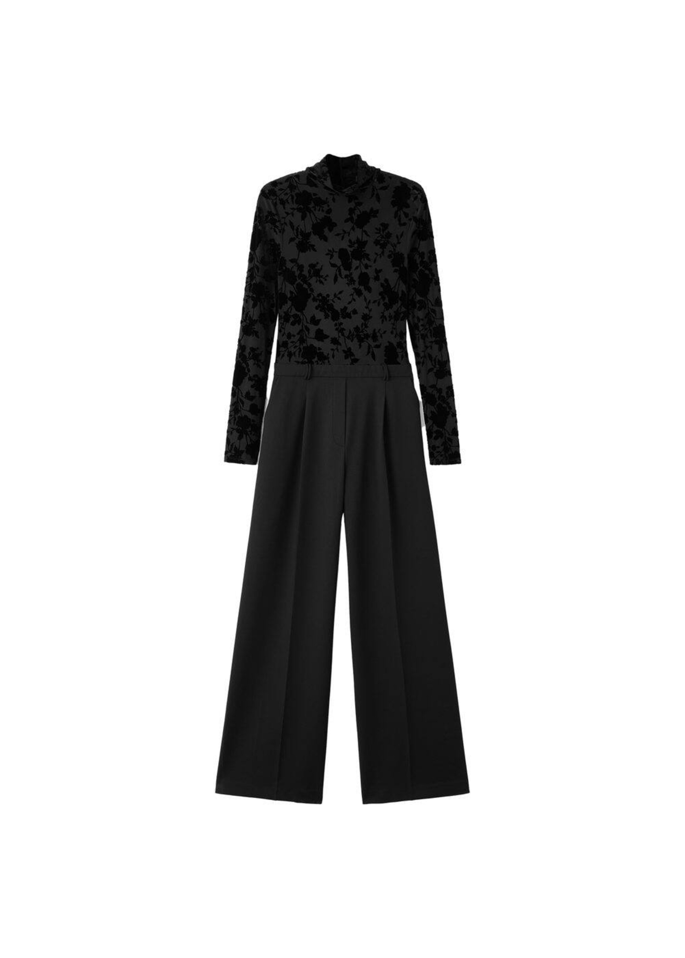 MANGO Jumpsuit in Black: front