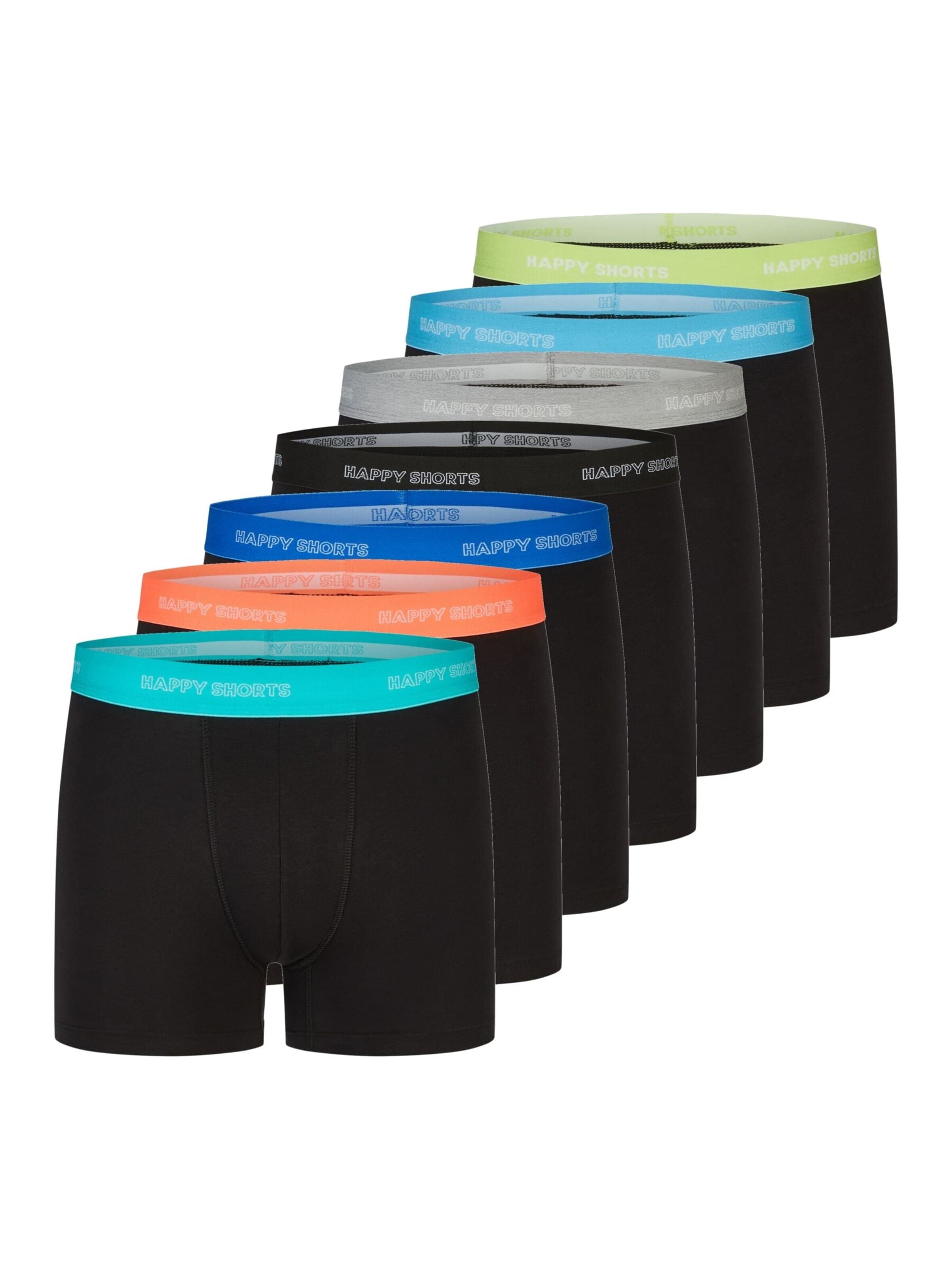 Boxers 'HAPPY SHORTS' Happy Shorts en noir : devant