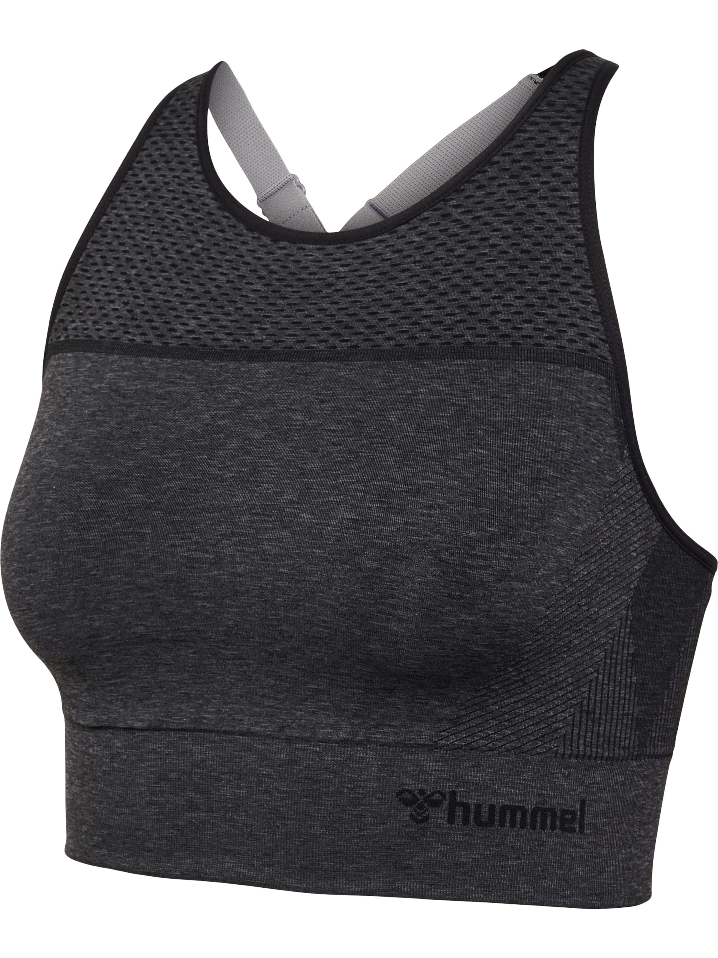 Hummel Bustier Sport bh 'Hana 2.0' in Zwart