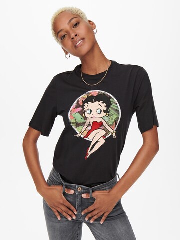 ONLY - Camiseta 'BETTY' en negro