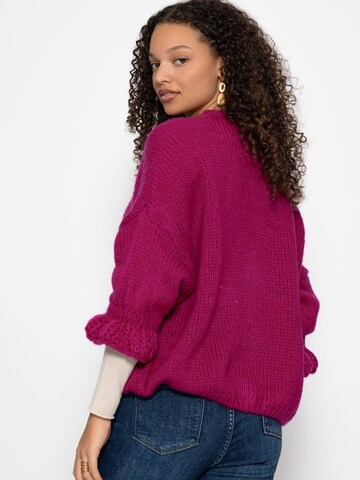 SASSYCLASSY Oversized cardigan in Pink