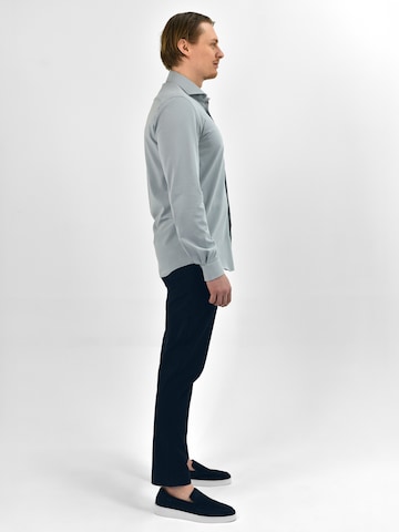 Vercate Slim fit Business Shirt 'No. 19' in Grey