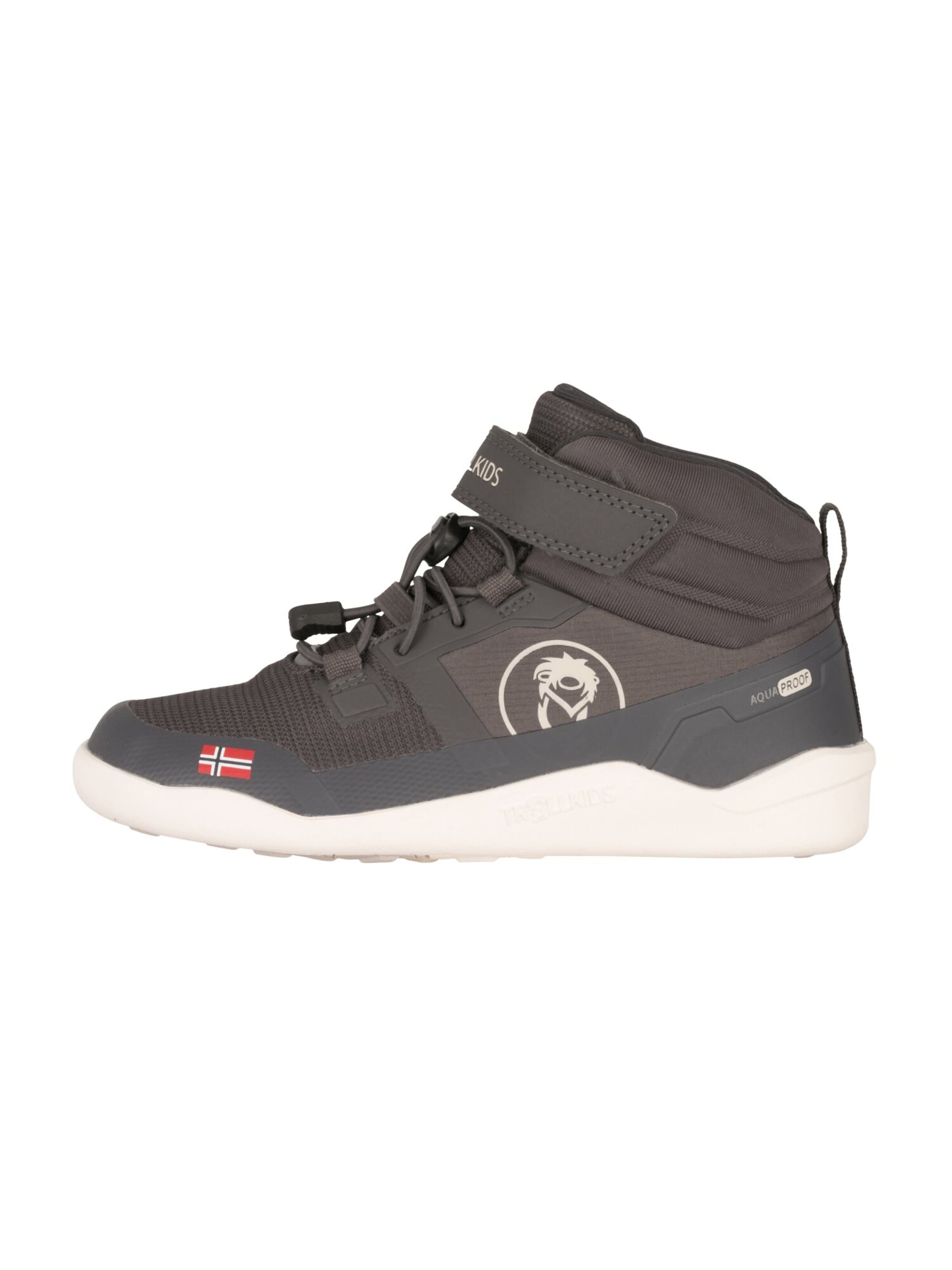 TROLLKIDS Snow Boots in Grey: front