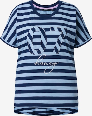 Ulla Popken T-Shirt in Blau: Vorderseite