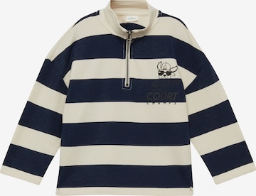 Sweat s.Oliver en bleu : devant