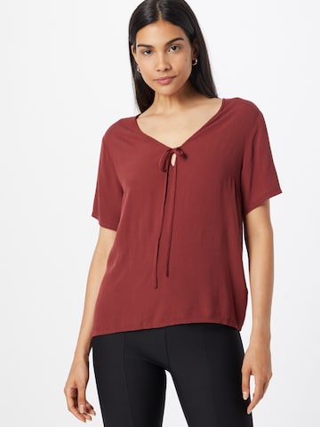 Camicia da donna 'Malou' di ABOUT YOU in rosso: frontale