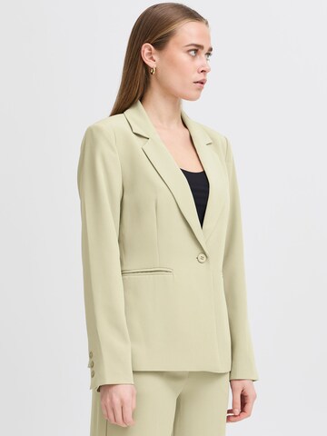 ICHI Slimfit Jackenblazer ' IHLexi ' in Grün