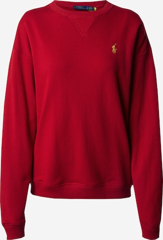 Pull-over Polo Ralph Lauren en rouge : devant