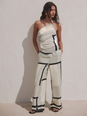 Wide leg Pantaloni di Next in bianco