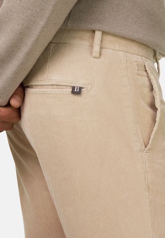 Boggi Milano Slim fit Chino trousers in Beige: back