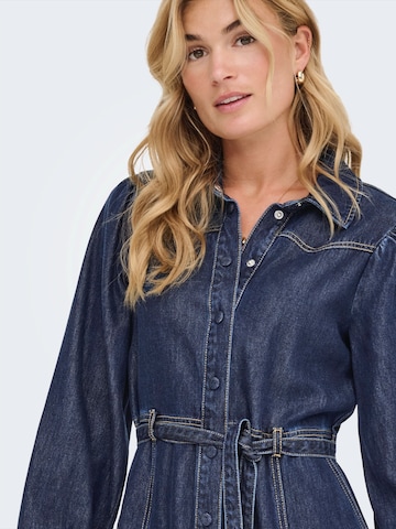 ONLY - Vestido camisero 'ONLJULIE' en azul