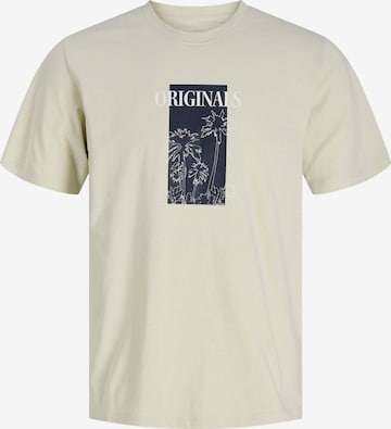 JACK & JONES T-Shirt in Beige: Vorderseite