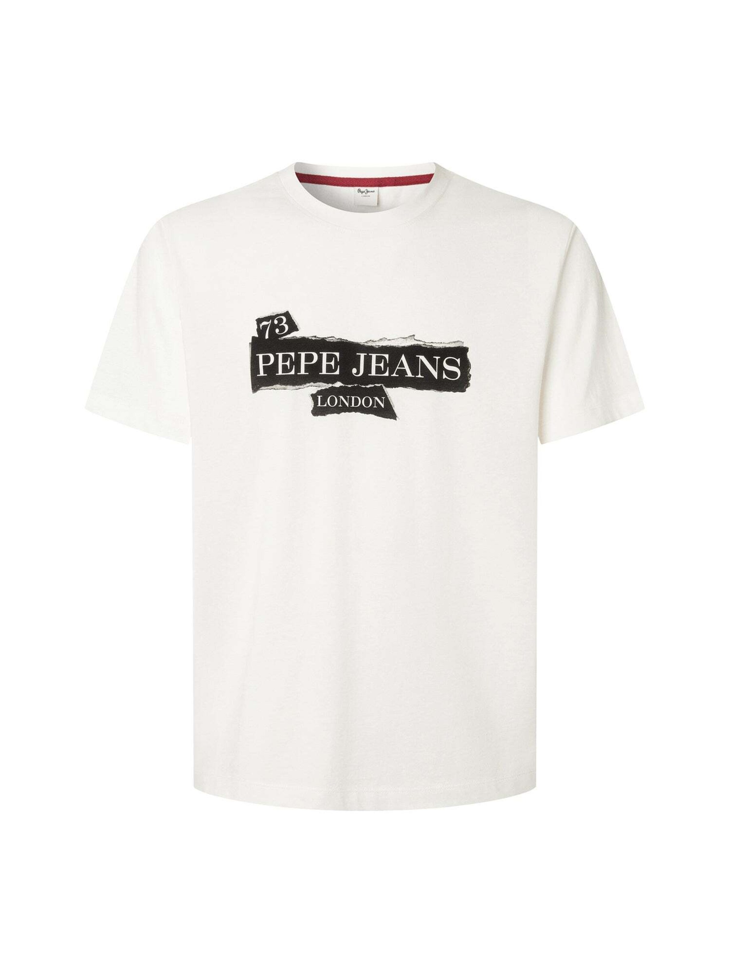 T-Shirt 'GRIFFIN' Pepe Jeans en blanc : devant