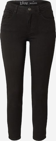 BLUE SEVEN Skinny Jeans in Black: front