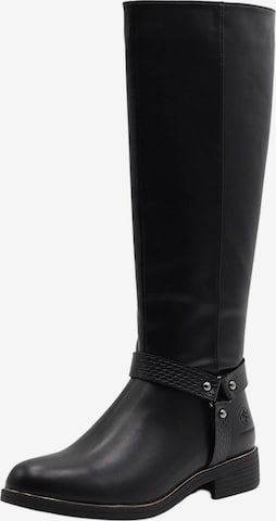 Lumberjack Boots in Black: front