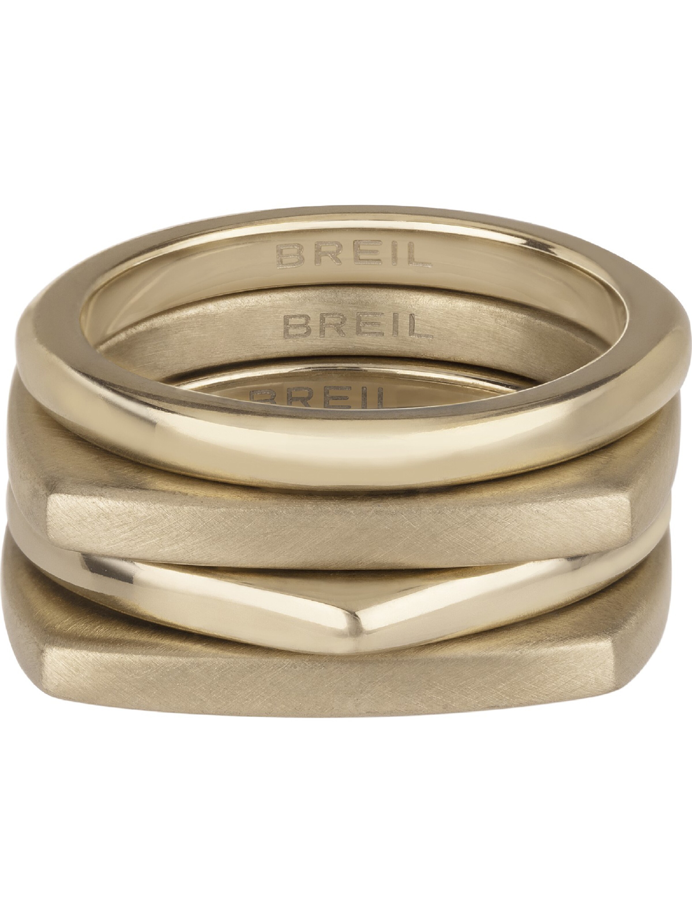 Anello di Breil in oro: frontale