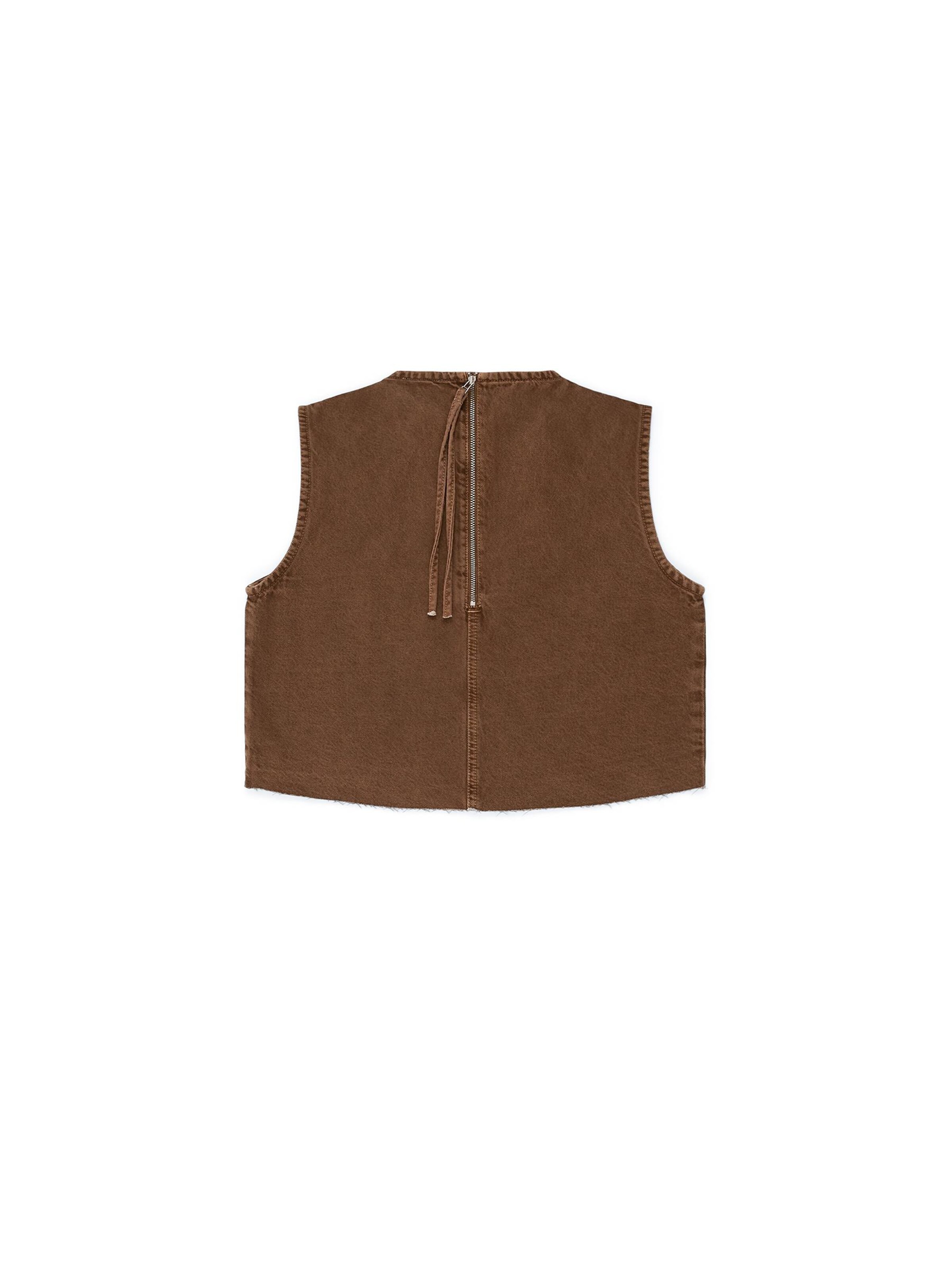 Dr. Denim Top 'Erin' in Bruin