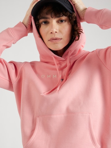 Felpa di Tommy Jeans in rosa