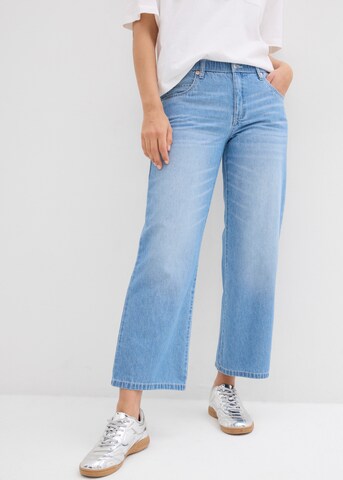 bonprix Wide leg Jeans in Blue
