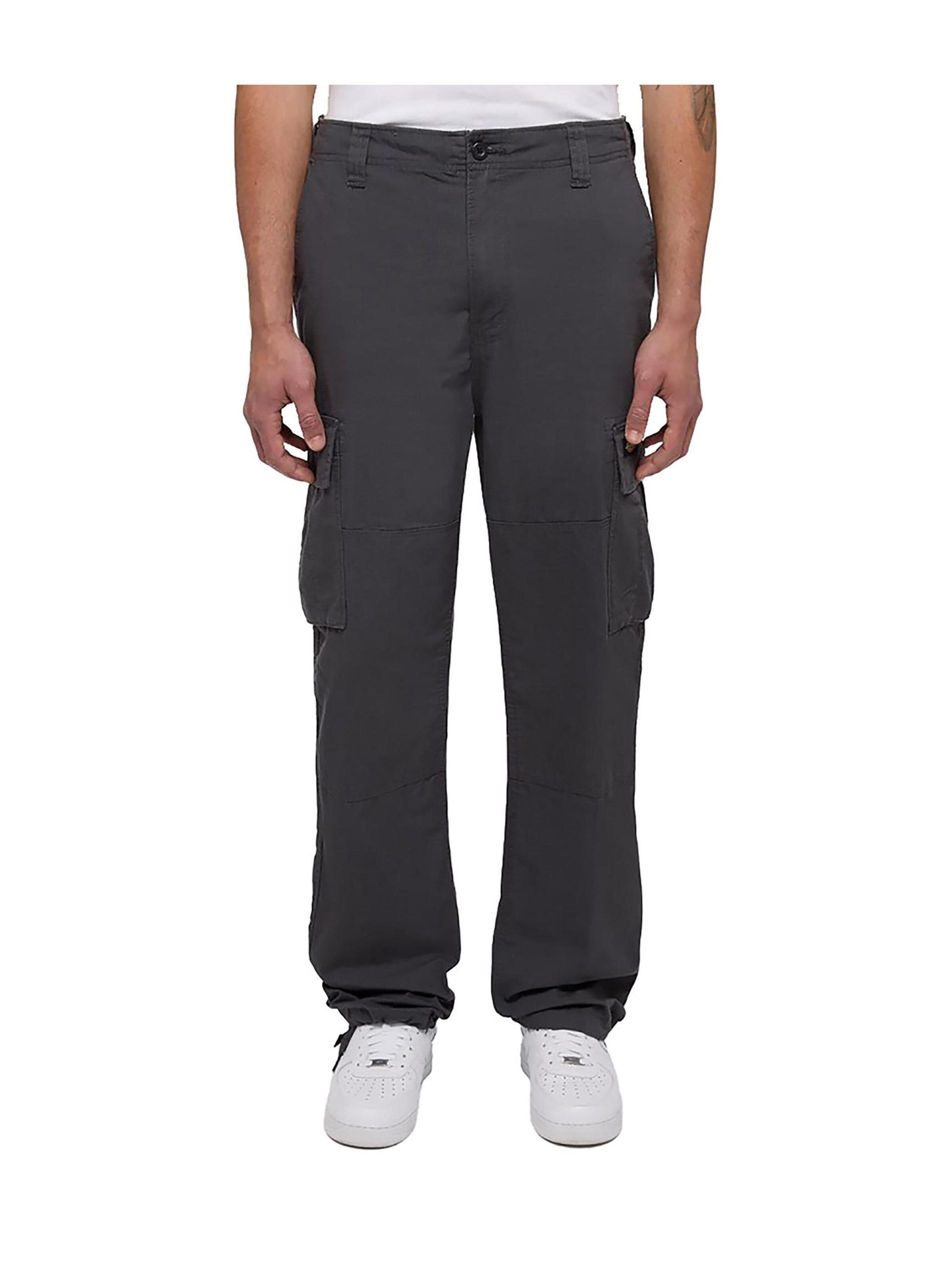 DICKIES Regular Cargo Pants 'Eagle Bend' in Grey: front