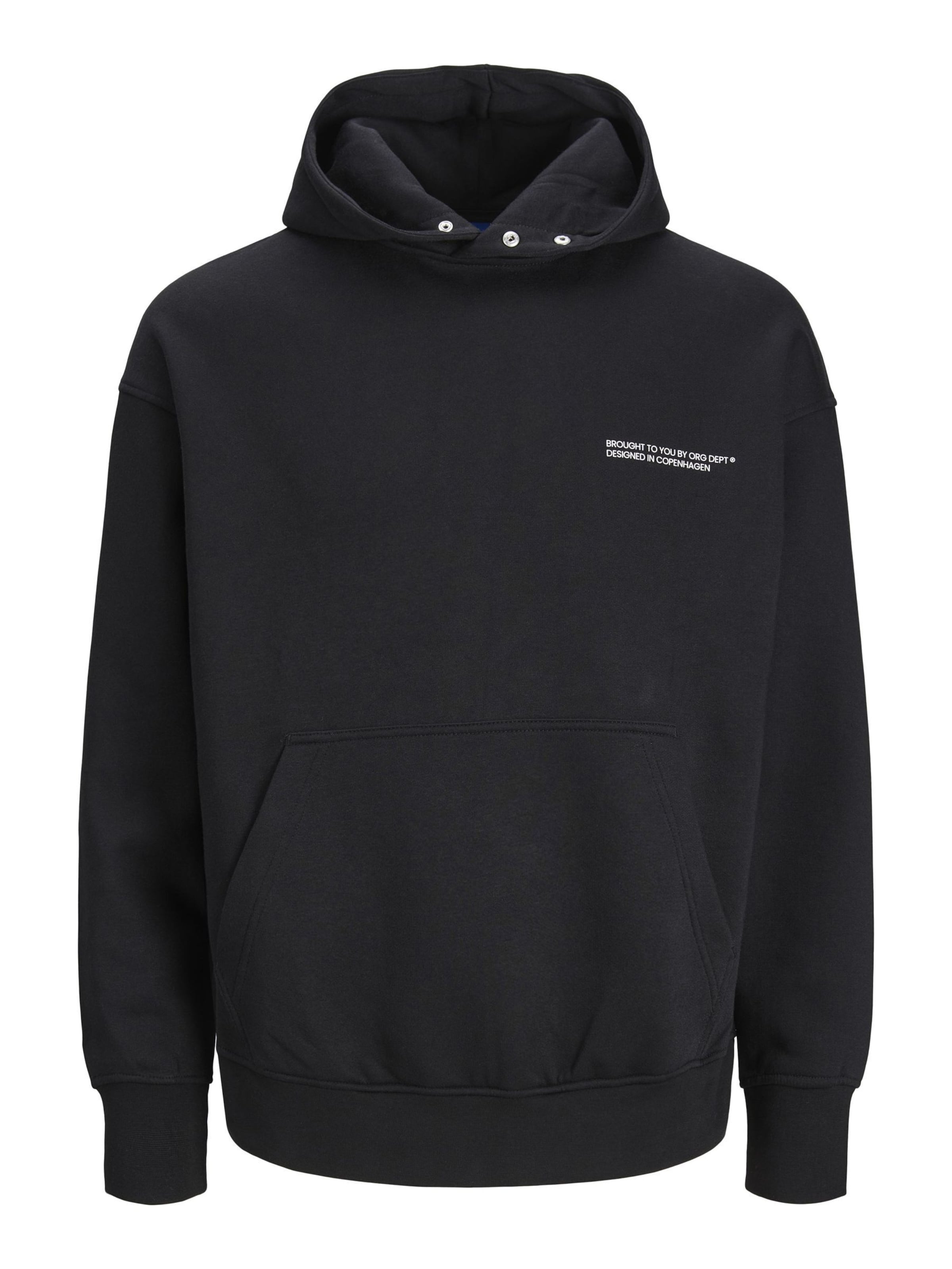 Sweat-shirt 'JORVesterbro' JACK & JONES en noir : devant