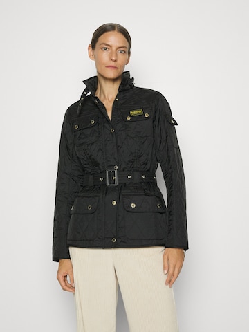 Barbour International Φθινοπωρινό και ανοιξιάτικο μπουφάν σε μαύρο