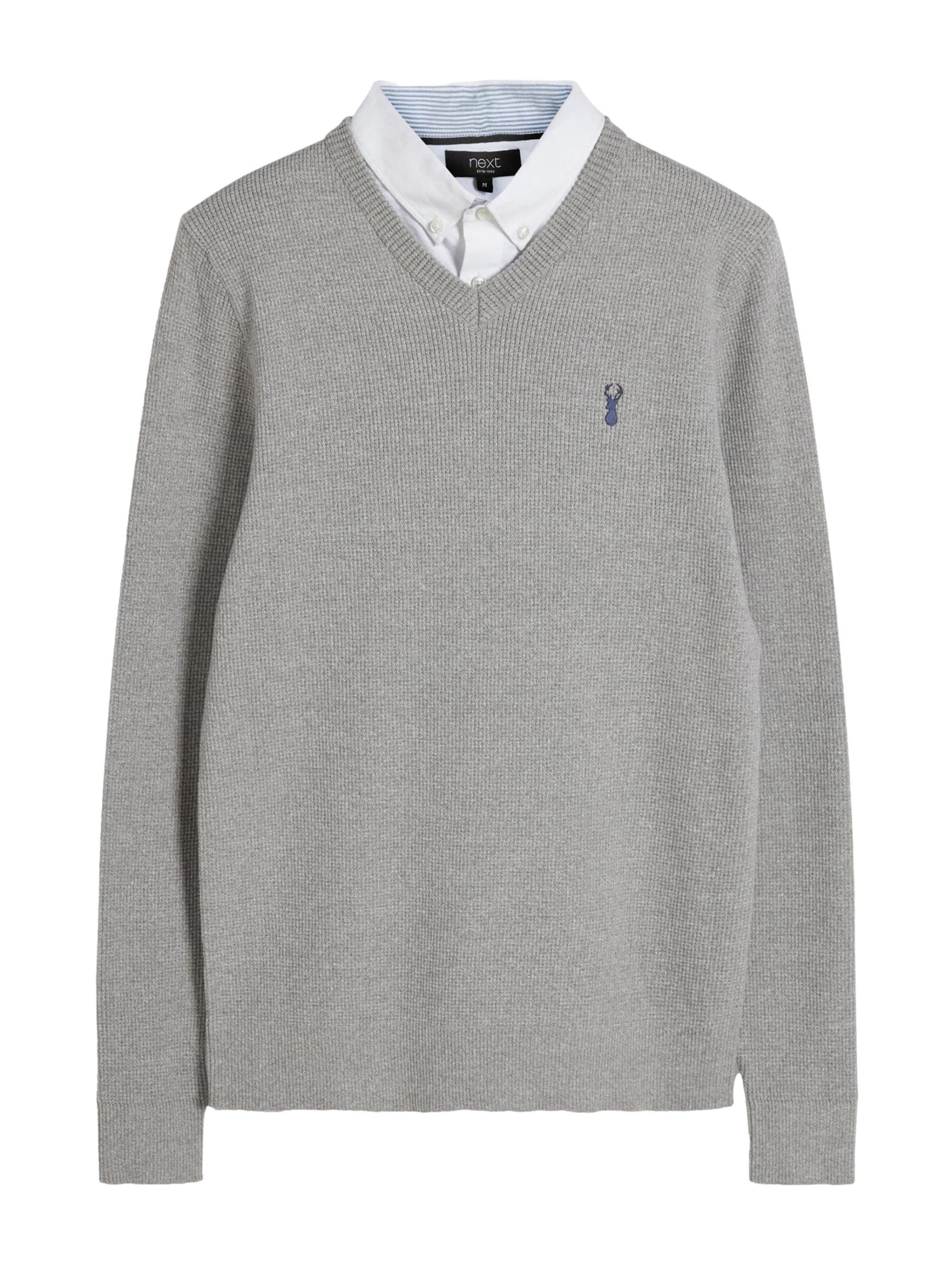 Pull-over Next en gris : devant