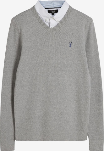 Pull-over Next en gris : devant