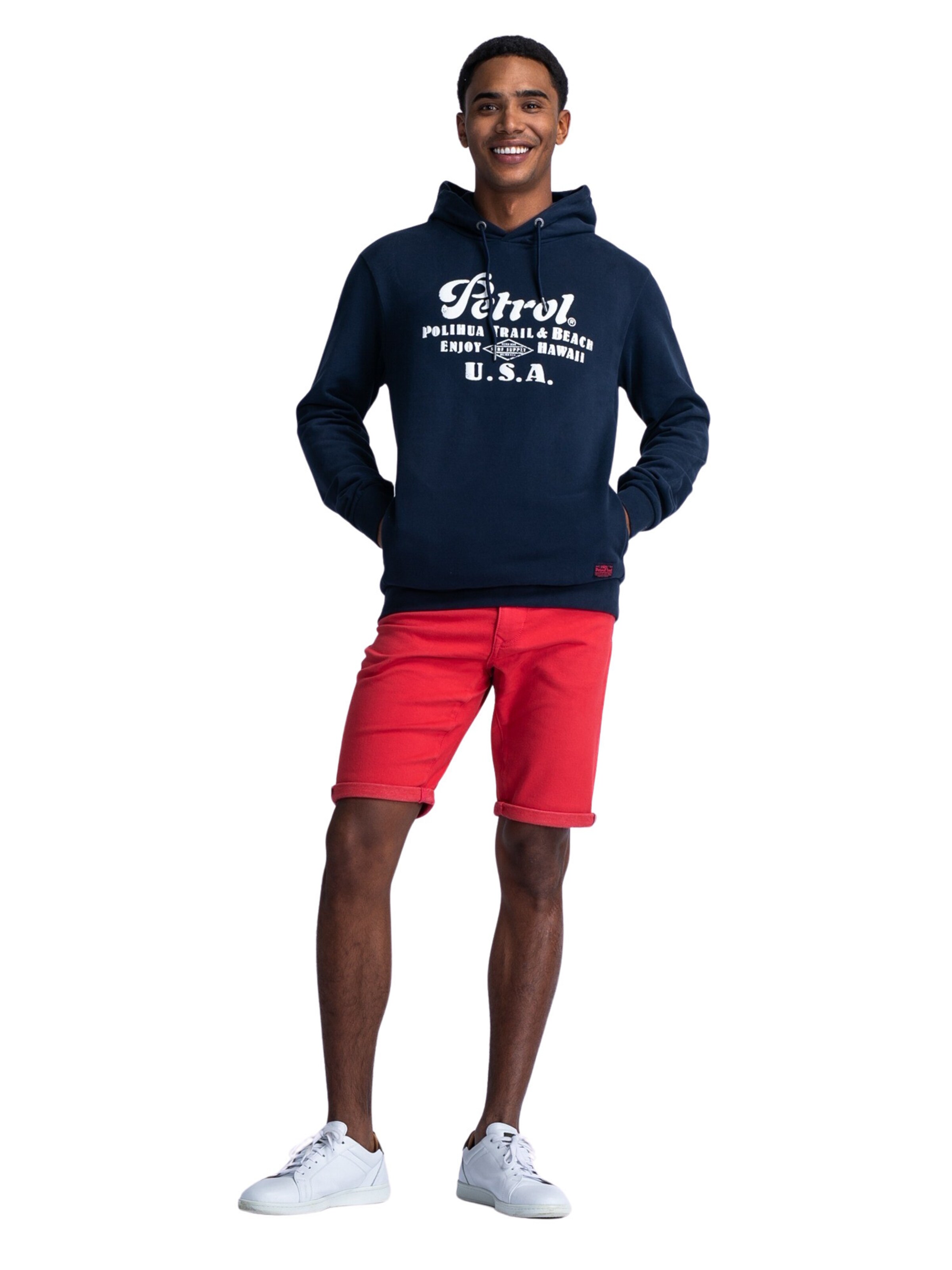 mėlyna Petrol Industries Megztinis be užsegimo 'Rio'