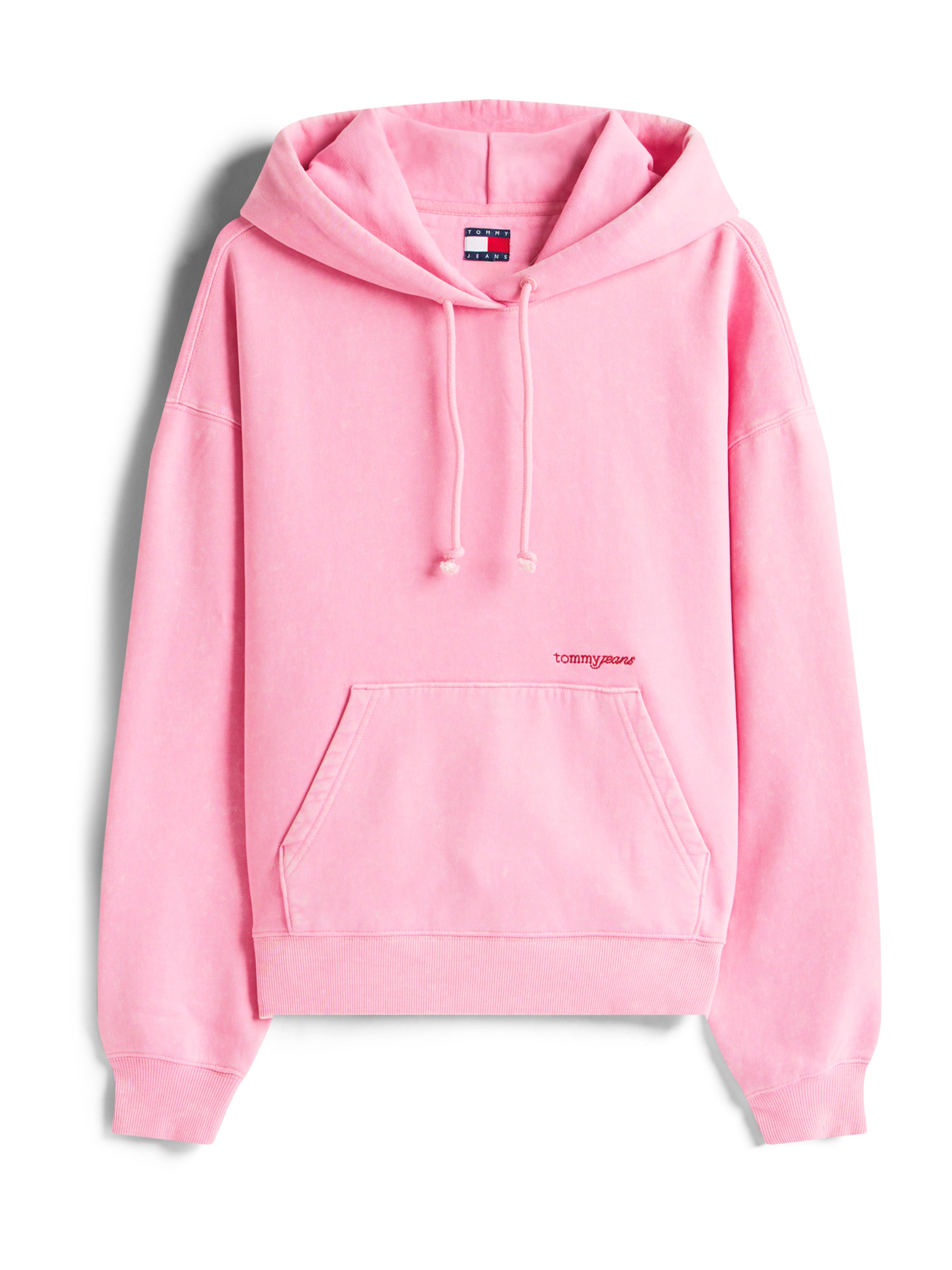 Tommy Jeans Суичър в розово: отпред