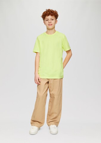 T-Shirt s.Oliver en jaune : devant