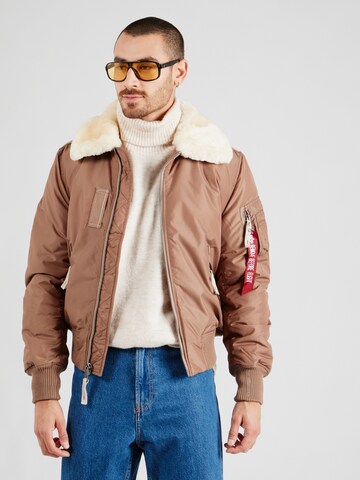 Giacca di mezza stagione 'Injector III' di ALPHA INDUSTRIES in marrone: frontale