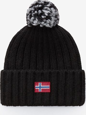 NAPAPIJRI Beanie 'Semiury' in Black: front