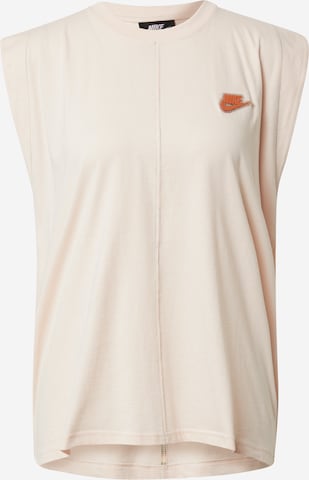 Nike Sportswear Top in Orange: front