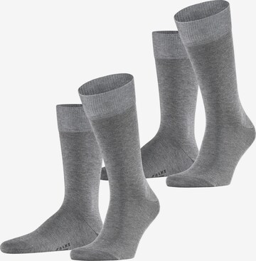 FALKE Socks 'Happy 2-Pack' in Grey: front