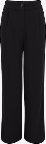 Guido Maria Kretschmer WomenWide Leg/ Široke nogavice Hlače s naborima 'Cecile' - crna boja: prednji dio