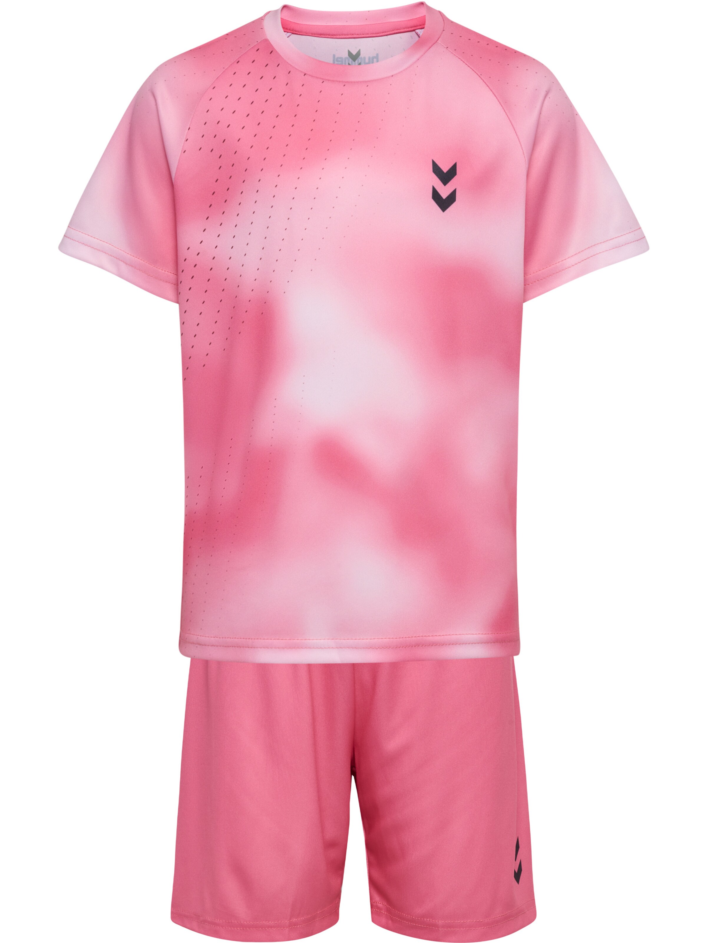 Coupe regular Survêtement Hummel en rose : devant
