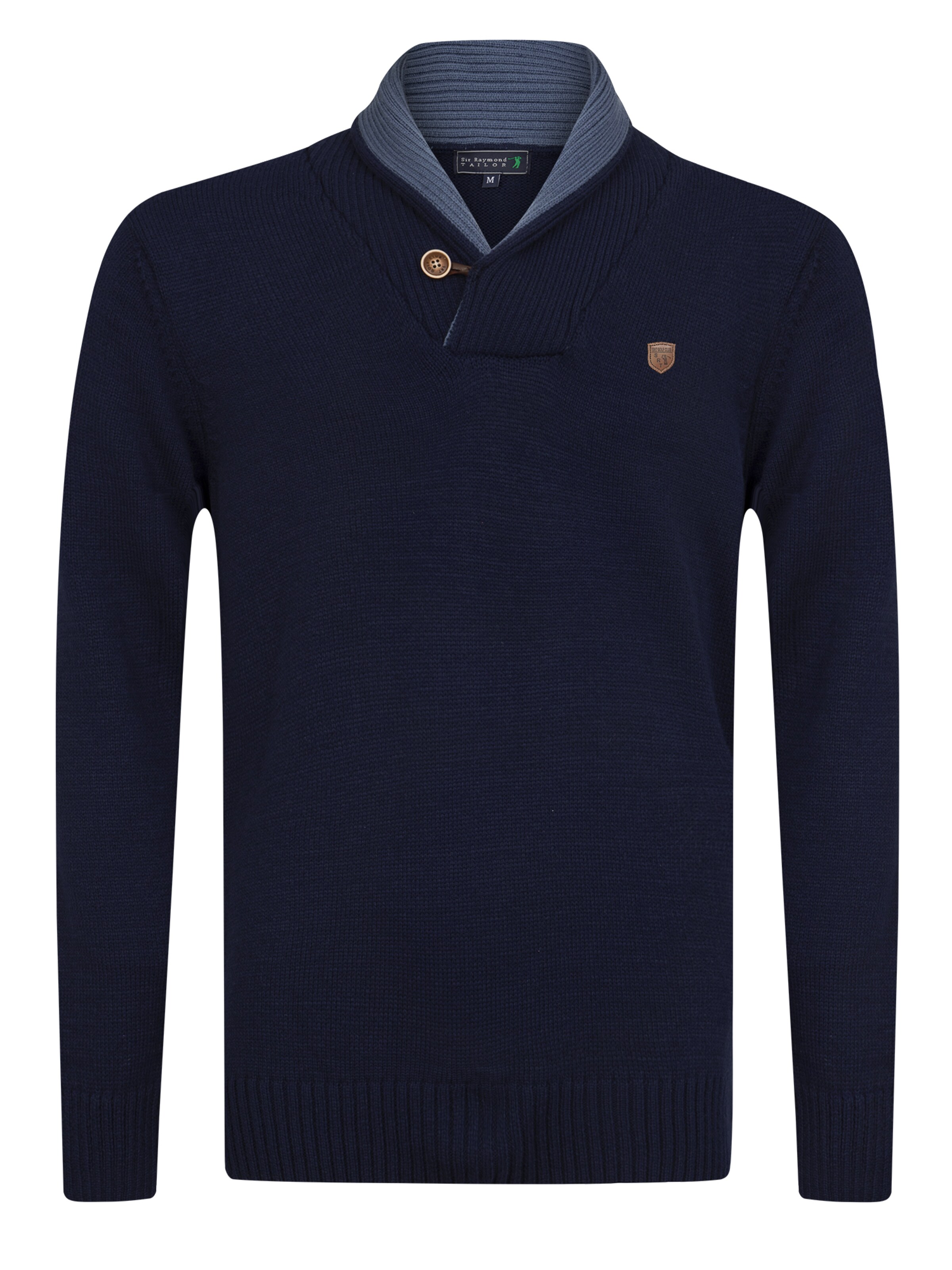 Sir Raymond Tailor Sweater 'Erasmo' in Blue: front