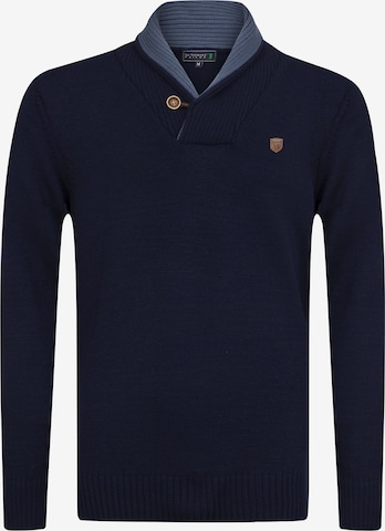 Sir Raymond Tailor Sweater 'Erasmo' in Blue: front