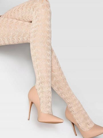 Marilyn Rajstopy 'Jacquard D09' w kolorze beżowy