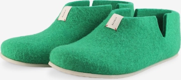 Baabuk Slipper 'Lisa' i grøn: forside