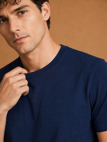 KING Essentials Shirt 'The Shawn'‌‌‌‌‌‌‌‌‌‌ in Blau